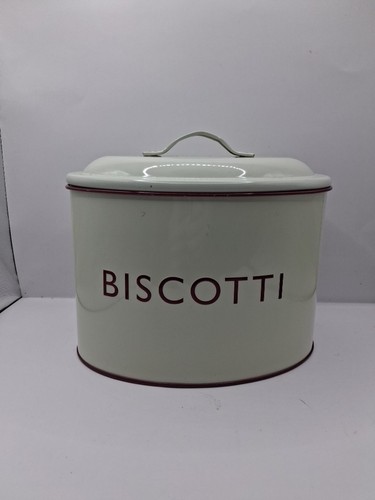 Biscotti oval lidded biscuit - oval,