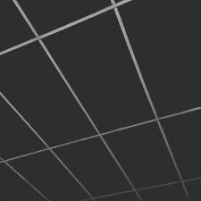 Black Suspended Vinyl Ceiling Tiles 1200x600 Wipeable  EasyClean 1195x595