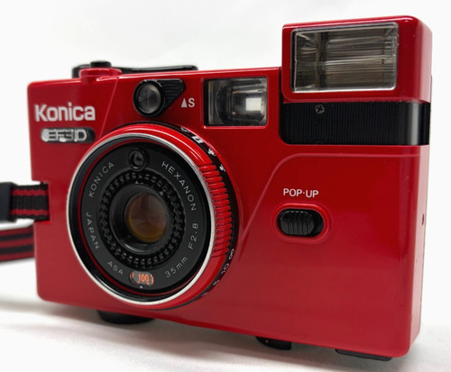 Konica c35 ef3 red compact - konica,
