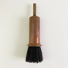 Vintage Fireside Brush Brass