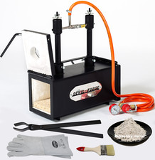 DFPROF2+2D GAS PROPANE FORGE Furnace Burner Knife Making Blacksmith Farrier
