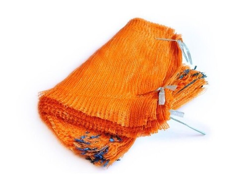 100 orange net sacks 55cm - sacks, x