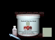 PALE GREY GELCOAT 1kg kit  FOR FIBREGLASS moulds, resin boat repair