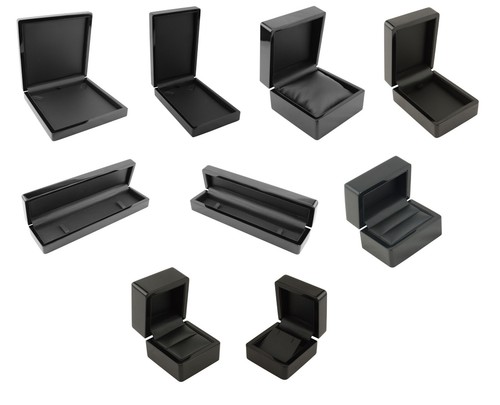Premium black wooden jewellery - premium,