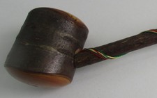 Vintage UNUSED RUSTIC DECORATIVE TOBACCO PIPE from the former Yugoslavia