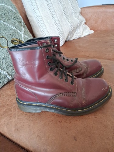Martens cherry red boots - cherry,