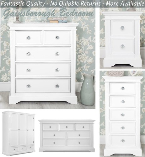 White bedroom furniture wooden - white,