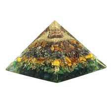 Money Magnet Orgone Pyramid | Handmade Crystal for Wealth, Abundance & Success