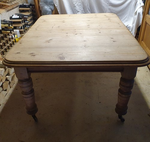 Vintage french pine kitchen - french,