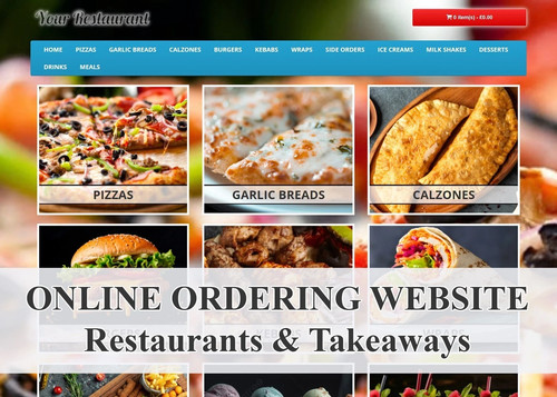 Online ordering website for - ordering,