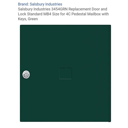 Salsbury industries 3454grn - industries,