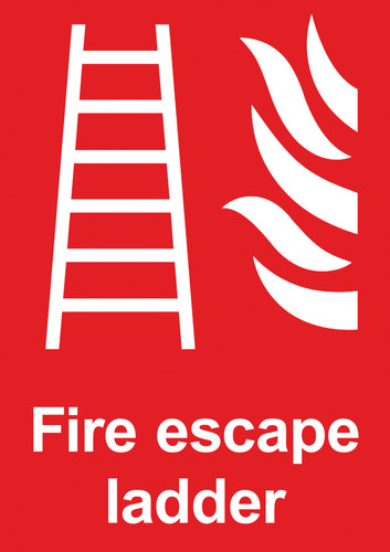 Fire safety escape - fire,