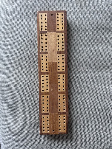 Vintage wooden cribbage - vintage,