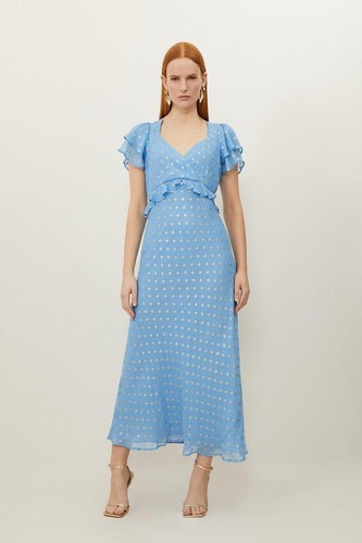 Karen millen wrap maxi dress - wrap,