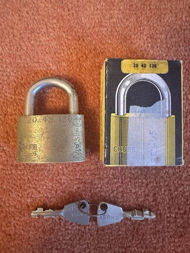 Vintage chubb 1k42 brass - 1k42,