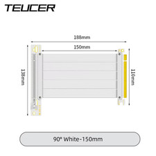 PCI-E 4.0 X16 Riser Cable