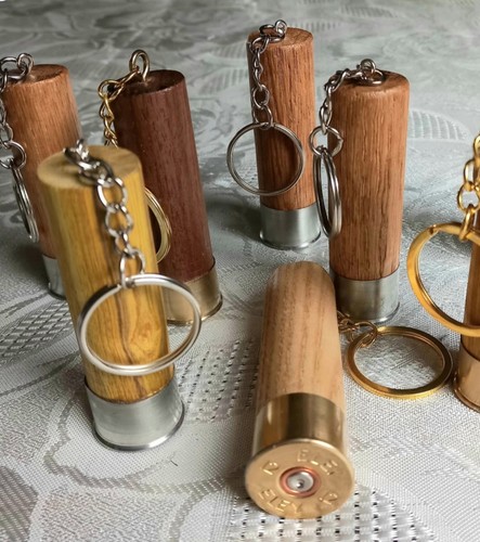 Shotgun cartridge keyrings - ,