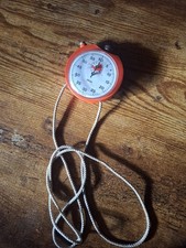 Vintage sport timer 1970 Smiths Mechanical Working Stopwatch orange neck workout
