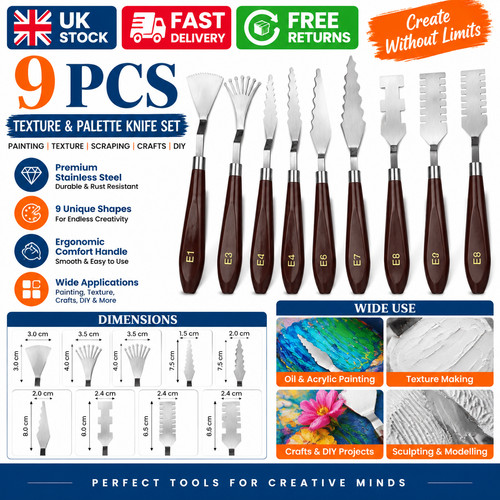 Pcs palette knives flower - palette,