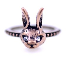 Vintage antique style rabbit