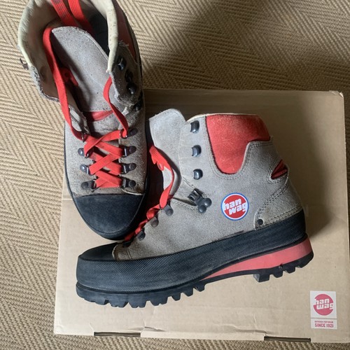 Vintage hanwag grey beige red - vintage,