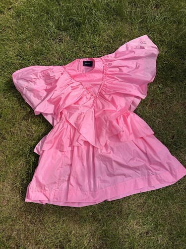 Simone rocha pink ruffled mini - rocha,