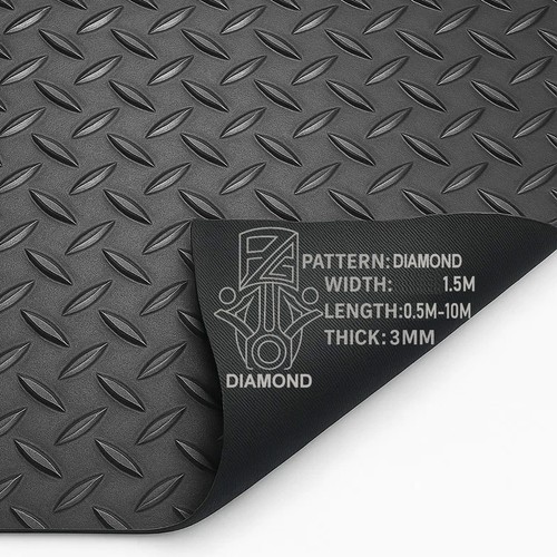 Heavy duty diamond rubber - duty,