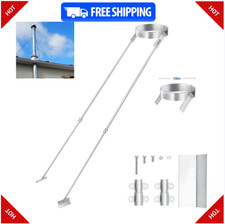 10" Adjustable Chimney Roof Bracket (All Diameters) - Stove Pipe Support