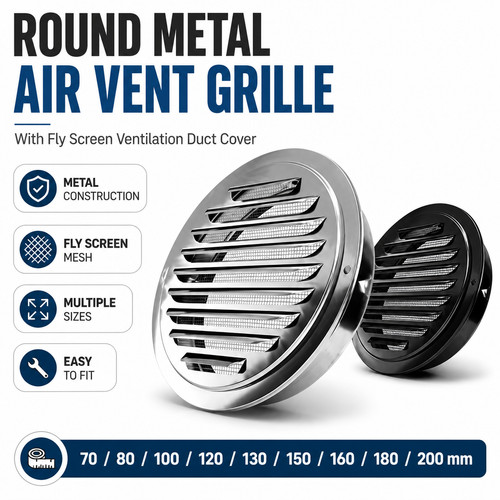 High quality round - high-quality, metal