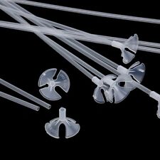 Premium Quality Clear colour Balloons Sticks with Holder Plastic Baby Shower UK