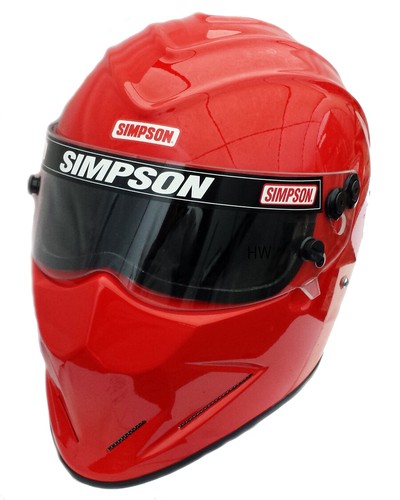 Simpson diamondback helmet red - simpson,