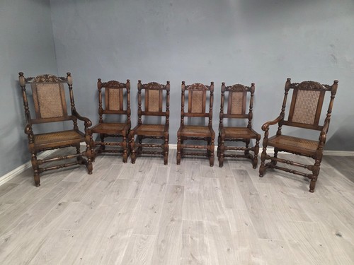 Antique set jacobean - of,