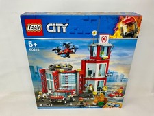 Lego City Box Set 60215 Fire Station & Truck BNIB 4 Minifigures 508 Pcs Retired