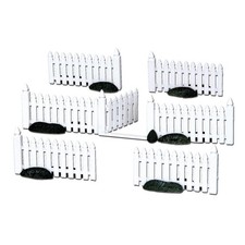 Lemax Plastic Picket Fence