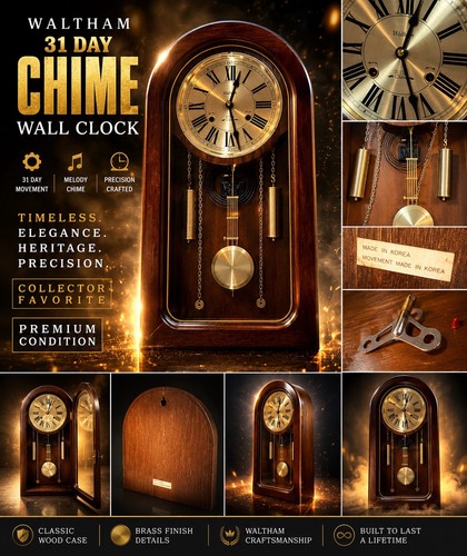 Waltham day chime - waltham, wall
