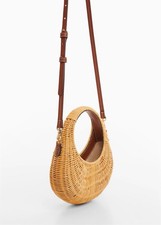 Mango Rattan Bag With Double