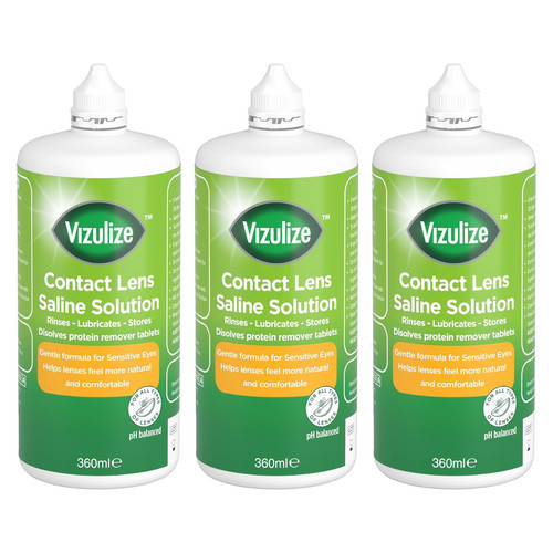 Vizulize contact lens - vizulize, saline