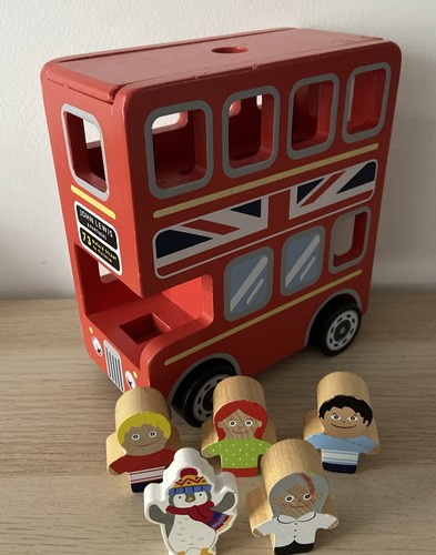 John lewis wooden red london - red,