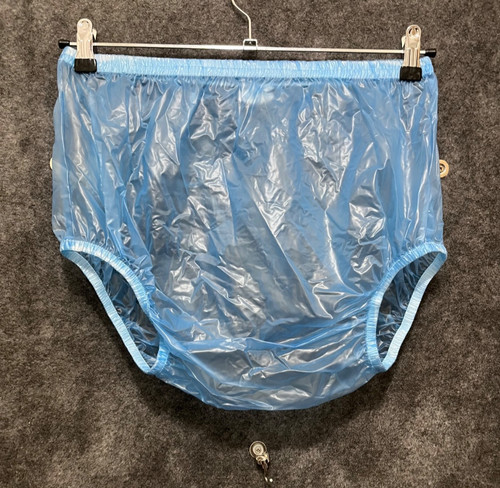 Blue semi transparent adult - blue,