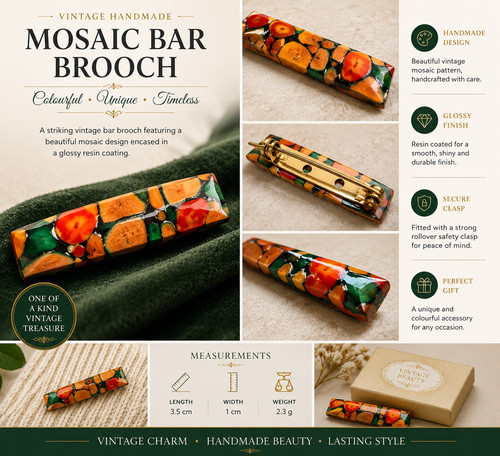 Vintage handmade mosaic bar - mosaic,