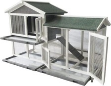RABBIT HUTCH HUTCHES RUN RUNS BUNNY BUSINESS THE GROVE EXTRA DEPTH with FLOOR