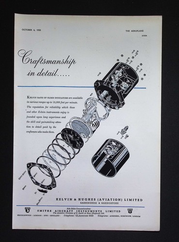 Original 1950 advert - original, &