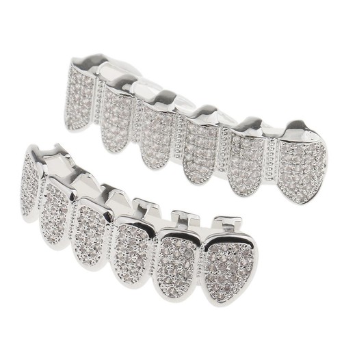 18k white gold - 18k, set