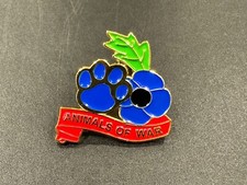 Purple Flower NEW enamel badge Poppy