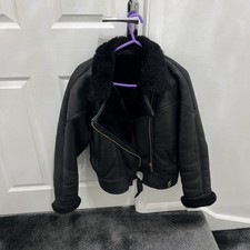 LadiesBlack Real Sheepskin