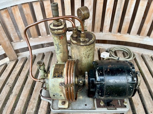 Vintage air compressor by - vintage, compressor.