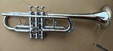 SUMMER SALE C TRUMPET  STUDENTS New Nickel  Bb Trumpet C Case