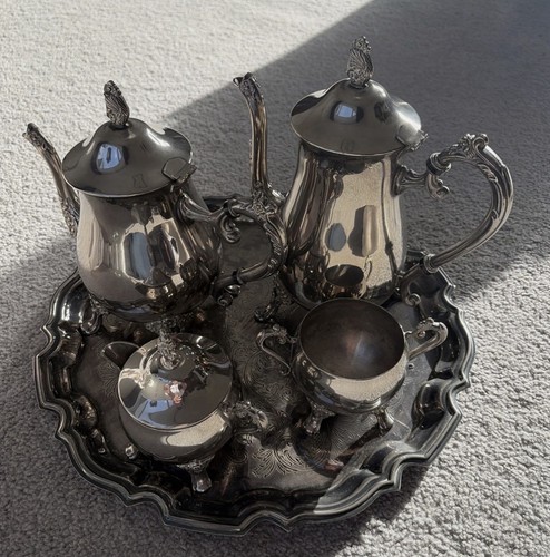 Antique silver plate - antique,