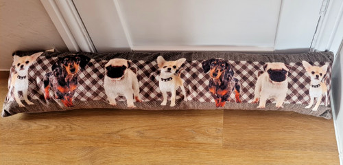Cute dogs draught excluder - cute,