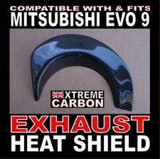 Carbon Exhaust Heat Shield "Fits" Mitsubishi Evo EVOLUTION 9 Xtreme Carbon UK